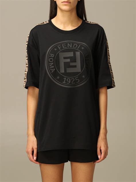 fendi t shirt donna|Fendi tshirt women.